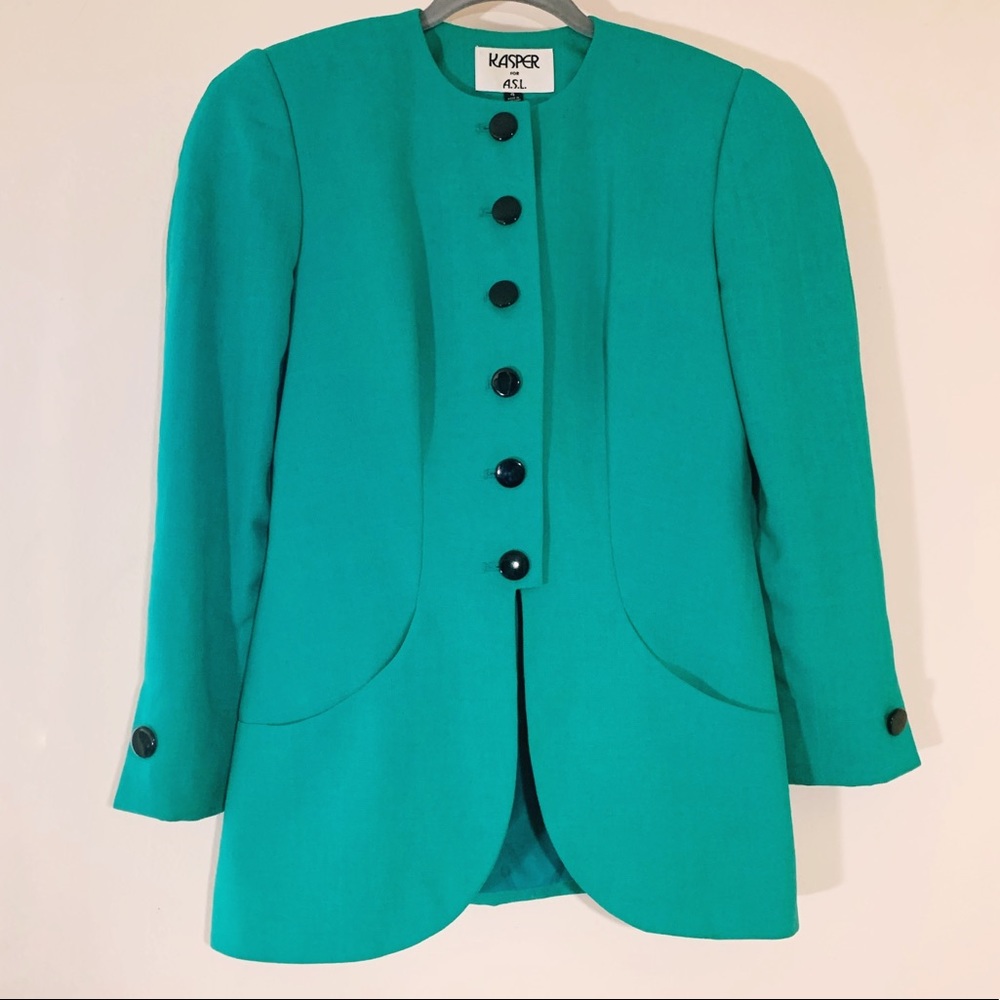 Vintage Padded Shoulder Blazer